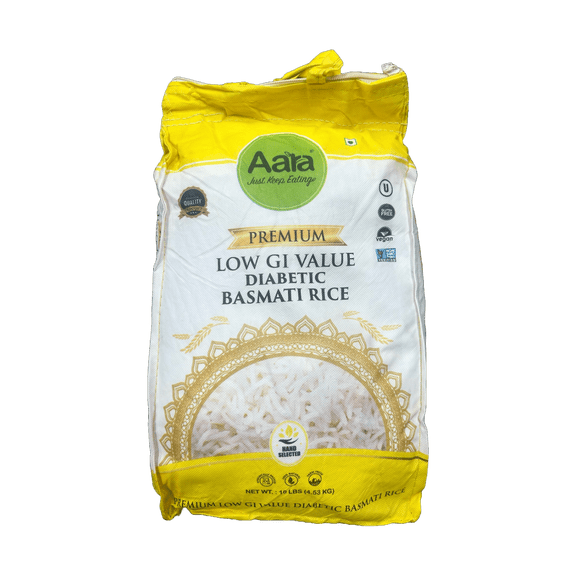 Aara Low GI Diabetic Basmati Rice - 10LB