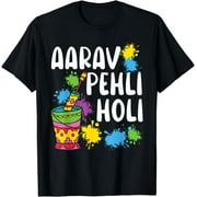 Aarav Pehli Holi Hinduism Hindu Buddhist Holi Festival T-Shirt