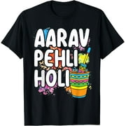 Aarav Pehli Holi Hinduism Hindu Buddhist Holi Festival T-Shirt