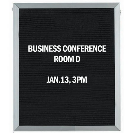 Aarco BOFD3024. Framed Letter Board Message Center