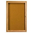 thumbnail image 1 of Aarco Products CBC2418R 1-DoorEnclosed Bulletin Board - Cherry, 1 of 3