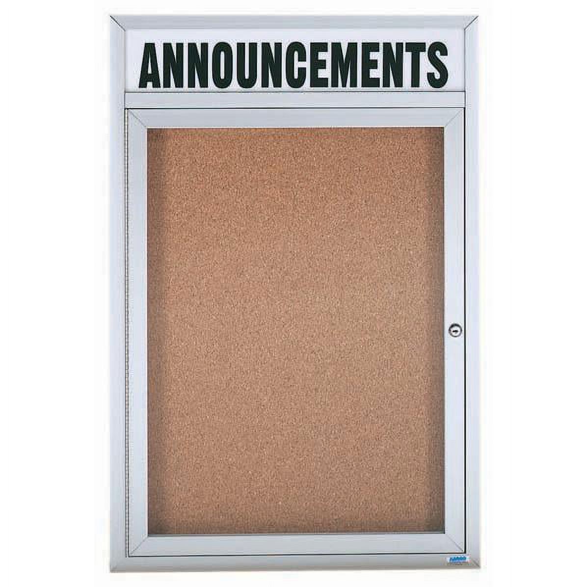 Aarco DCC2418RH. Enclosed Bulletin Board