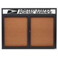 thumbnail image 1 of Aarco Products DCC3648RHBA 48 in. W x 36 in. H Enclosed Aluminum Bulletin Board with Heater - Bronze Anodized, 1 of 3