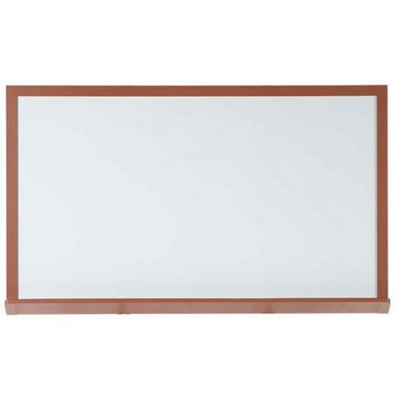 Aarco Markerboard with Cherry Wood-Look Frame - Cherry Stained Finish - 19 x 25 x 2 Inch