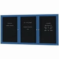thumbnail image 1 of Aarco OADC4896-3B 3-Door Outdoor Enclosed Directory Board - Blue, 1 of 6
