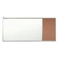 thumbnail image 1 of Aarco Products 120C-48M-62CR-854 Combination Right Side Markerboard- Buttercup - 4 x 8 ft., 1 of 1