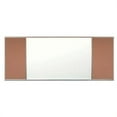 thumbnail image 1 of Aarco Products 120D-416M-2122-878 Combination Tackboard at Each End- Blue Surf - 4 x 16 ft., 1 of 1