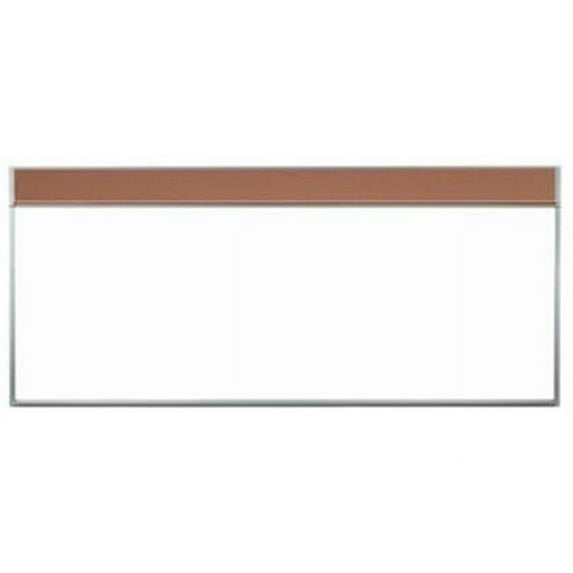 Aarco Products 120E-412M-890 Combination Tackboard- Oyster - 4 x 12 ft.