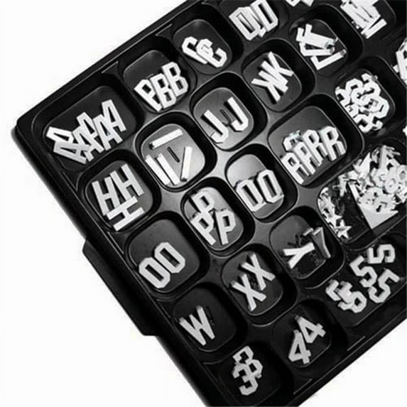 Aarco Products .75 in. Universal Single Tab Changeable Letters
