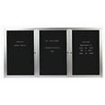 thumbnail image 1 of Aarco Products ADC2412BK Enclosed Directory Cabinet- Black - 24 x 12 in., 1 of 1