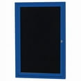 thumbnail image 1 of Aarco Products ADC2418B 1-Door Directory Cabinet - Blue, 1 of 4