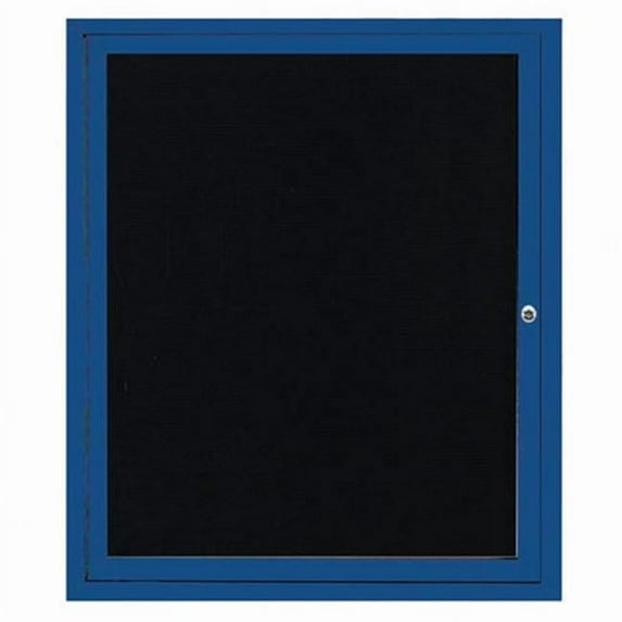 Aarco Products ADC3630IB Illuminated Enclosed Directory Board - Blue