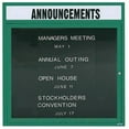 thumbnail image 1 of Aarco Products ADC3636HG Enclosed Directory Board - Green, 1 of 2