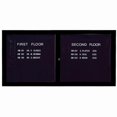 thumbnail image 1 of Aarco Products ADC3672BK 2-Door Enclosed Directory Cabinet - Black, 1 of 3