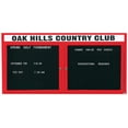 thumbnail image 1 of Aarco Products ADC3672HR Enclosed Directory Cabinet with Header - Red, 1 of 2