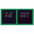 thumbnail image 1 of Aarco Products ADC3672IG Illuminated 2-Door Directory Cabinet - Green, 1 of 3