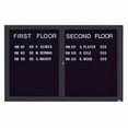 thumbnail image 1 of Aarco Products ADC4872IBA 2-Door Illuminated Enclosed Directory Cabinet - Bronze Anodized, 1 of 3