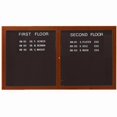 thumbnail image 1 of Aarco Products ADCO3660R Enclosed Directory Board - Oak, 1 of 3