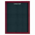 thumbnail image 1 of Aarco Products ADCW4836R 48 in. H Enclosed Aluminum Directory Cabinet - Cherry, 1 of 1