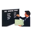 thumbnail image 1 of Aarco Products AOFD3630 36 in. H Framed Letter Board Message Centers Wood Frame, 1 of 1