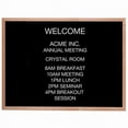 thumbnail image 1 of Aarco Products AOFD3648 36 in. H Framed Letter Board Message Center - Red Oak, 1 of 1