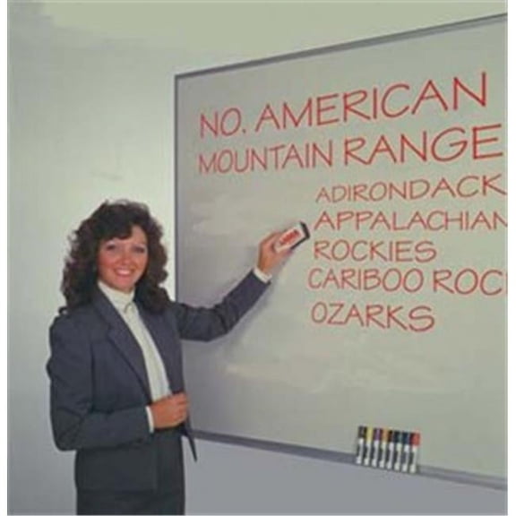 Aarco Products  Aluminum Frame Melamine Markerboard