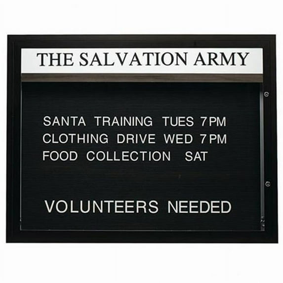 Aarco Products BM2x2R Single Sided Lawn Post Powder Coated - Red