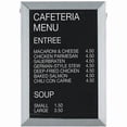 thumbnail image 1 of Aarco Products BOFD1812 Framed Letter Board Message Center - Aluminum, 1 of 2