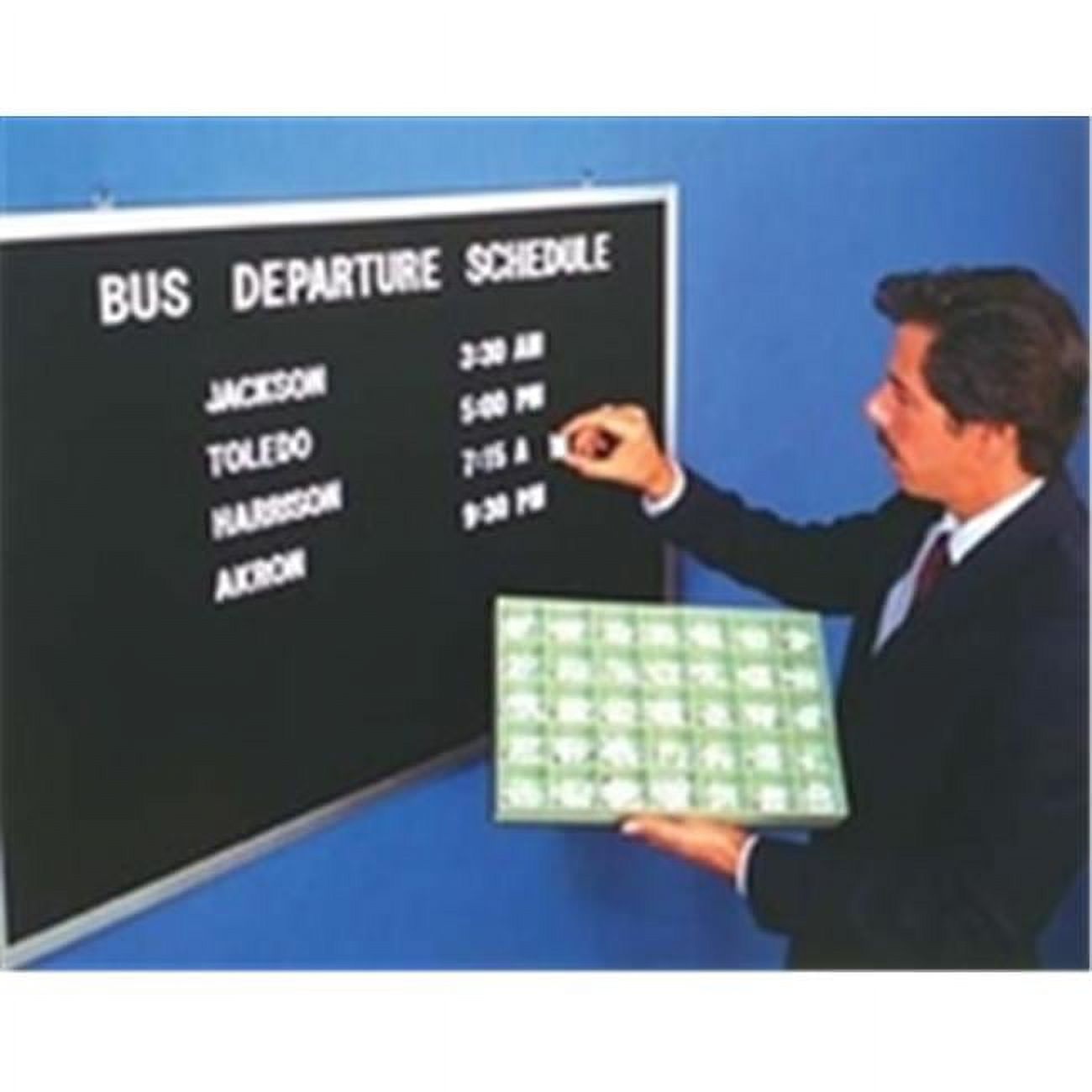 Aarco Products BOFD2430 Open Face Aluminum and Felt Changeable Letter