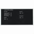 thumbnail image 1 of Aarco Products BOFD4896 48 in. H x 96 in. W 1-Door Letter Board Message Center Aluminum Frame, 1 of 1