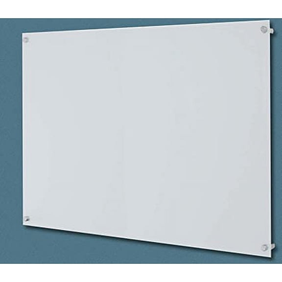 Aarco Products Clear Vision Magnetic Glass Dry-Erase Markerboard 36"Hx48"W