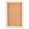 thumbnail image 1 of Aarco Products DCC2418RIIV 1-Door Illuminated Enclosed Bulletin Board - Ivory, 1 of 1