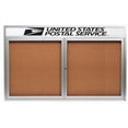 thumbnail image 1 of Aarco Products DCC3660RH Enclosed Aluminum Bulletin Board with Header - Clear Satin Anodized, 1 of 32