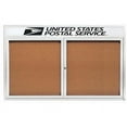 thumbnail image 1 of Aarco Products DCC3660RHW Enclosed Aluminum Bulletin Board with Header - White, 1 of 1
