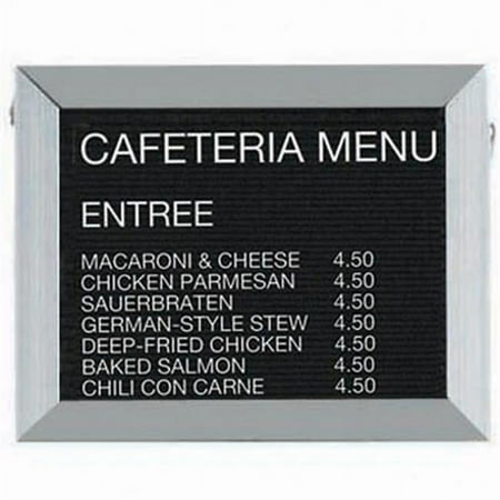 Aarco Products Framed Letter Board Message Center - Aluminum