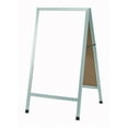 thumbnail image 1 of Aarco Products  Inc.  A-Frame Sidewalk Board Features a White Porcelain Markerboard and Clear Satin Anodized Aluminum Frame Size 42 in.Hx24 in.W, 1 of 1