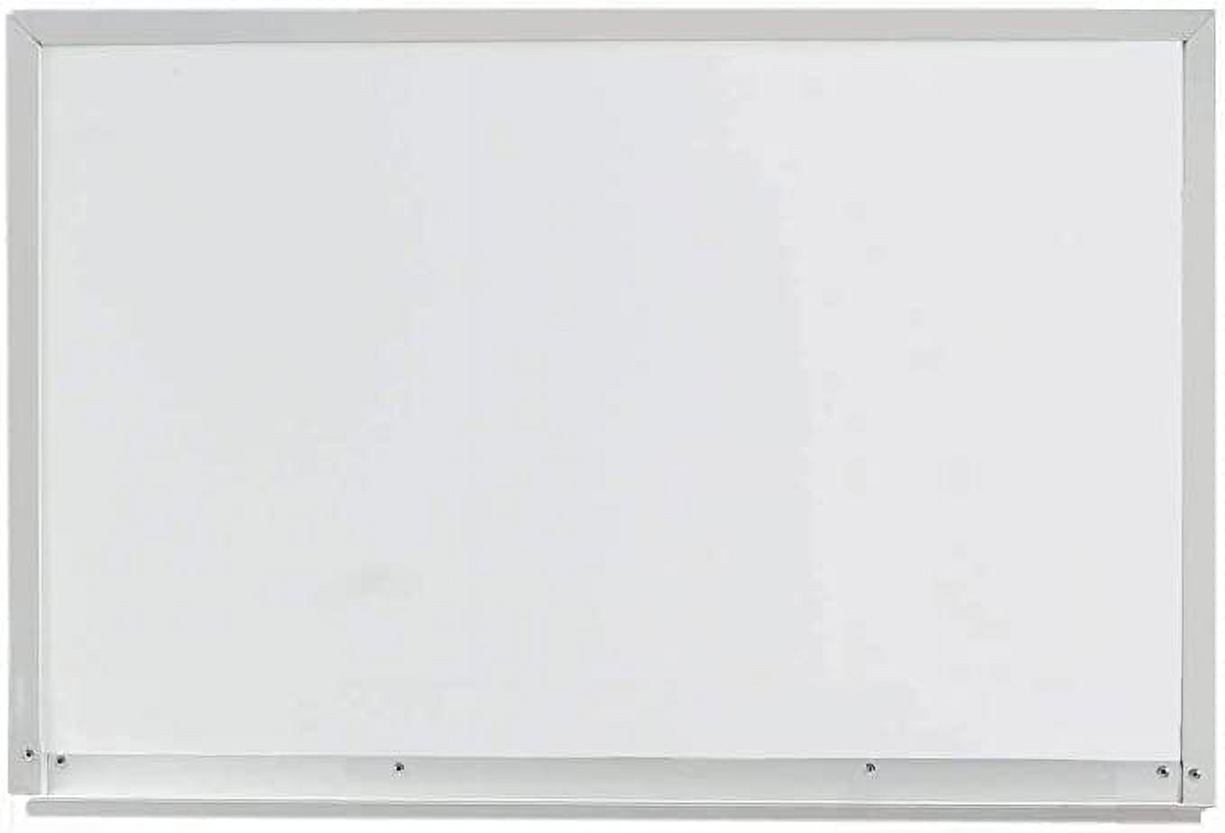 Aarco Products Magnetic Dry Erase Marker Board 24"Hx36"W with Aluminum Frame