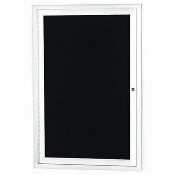 Aarco Products OADC2418W 1-Door Outdoor Enclosed Directory Cabinet - White