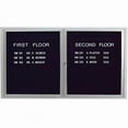 thumbnail image 1 of Aarco Products OADC3660 Outdoor Enclosed Directory Cabinet - Clear Satin Anodized, 1 of 1