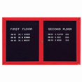thumbnail image 1 of Aarco Products OADC3660R Outdoor Enclosed Directory Cabinet - Red, 1 of 5