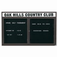thumbnail image 1 of Aarco Products OADC4872HBA 2-Door Outdoor Enclosed Directory Cabinet with Header - Bronze Anodized, 1 of 3