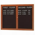thumbnail image 1 of Aarco Products OADCO3648R 36 in. H Outdoor Enclosed Aluminum Directory Cabinet - Oak, 1 of 1