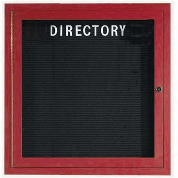 Aarco Products OADCW3636R Outdoor Directory Bulletin Board - Cherry