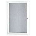 thumbnail image 1 of Aarco Products ODCC3624RIW 1-Door Illuminated Outdoor Enclosed Bulletin Board - White, 1 of 2