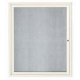 thumbnail image 1 of Aarco Products ODCC3630RIIV 1-Door Illuminated Outdoor Enclosed Bulletin Board - Ivory, 1 of 2
