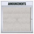 thumbnail image 1 of Aarco Products ODCC3636RH Outdoor Enclosed Bulletin Board - Clear Satin Anodized, 1 of 11