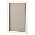 thumbnail image 1 of Aarco Products ODCC4836RIW 36 in. W x 48 in. H Illuminated Outdoor Enclosed Bulletin Board - White, 1 of 2