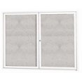 thumbnail image 1 of Aarco Products ODCC4860RIW 2-Door Illuminated Outdoor Enclosed Bulletin Board - White, 1 of 2