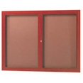 thumbnail image 1 of Aarco Products ODCCW3648R 48 in. W x 36 in. H Enclosed Bulletin Board - Cherry, 1 of 6