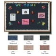 thumbnail image 1 of Aarco Products OF3648012 Desinger Fabric Bulletin Board Oak Frame - Grey Mix, 1 of 7